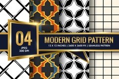 Modern Grid Patten Design Digital Paper Product Image 1