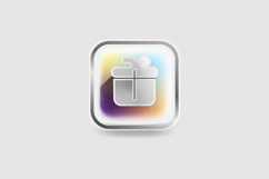 Modern icon gift box user interface concept design vector Product Image 1