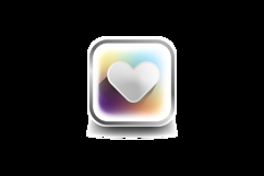 Modern icon love user interface concept design vector Product Image 2