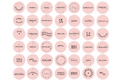 modern instagram travel highlight icons