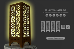 Modern Lantern Laser Cut SVG Product Image 3