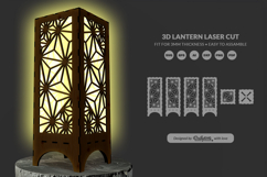 Modern Lantern Laser Cut SVG Product Image 1