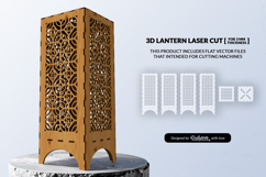 Modern Lantern Laser Cut SVG Product Image 2