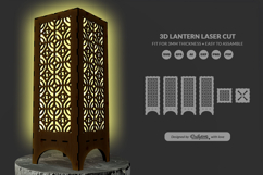 Modern Lantern Laser Cut SVG Product Image 3