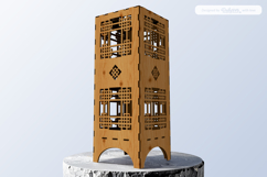 Modern Lantern Laser Cut SVG Product Image 3