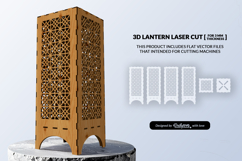 Modern Lantern Laser Cut SVG Product Image 2