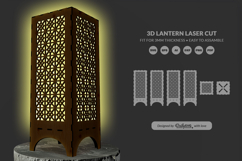 Modern Lantern Laser Cut SVG Product Image 3