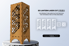 Modern Lantern Laser Cut SVG Product Image 2