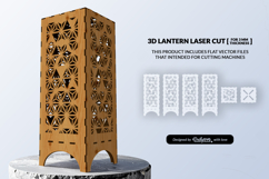 Modern Lantern Laser Cut SVG Product Image 2