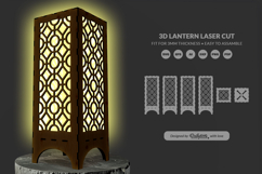 Modern Lantern Laser Cut SVG Product Image 3