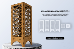 Modern Lantern Laser Cut SVG Product Image 2