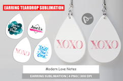 Modern Love Notes Earring Product Image 1