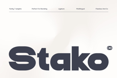 Stako Family Font Product Image 1