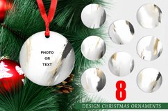 Christmas Ornaments Modern Abstract Oil Paint Product Image 1