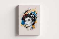 Modern Pop Art Illustration Photo Effect Template Product Image 1