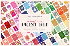 Modern Print Kit - Clipart PNG - Vector Graphics - Wall Art Product Image 1