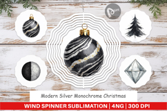 Monochrome Christmas Wind Spinner Product Image 1