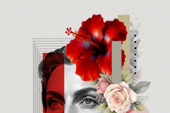 Modern Surreal Digital Collage Portrait Art Photo Effect Product Image 6