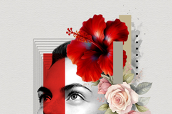 Modern Surreal Digital Collage Portrait Art Photo Effect Product Image 9