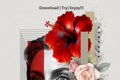 Modern Surreal Digital Collage Portrait Art Photo Effect Product Image 5