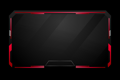 Modern tech overlay stream gamer template graphic Product Image 2