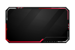 Modern tech overlay stream gamer template screen Product Image 1