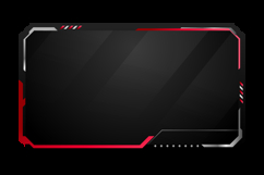 Modern tech overlay stream gamer template screen Product Image 2