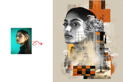 Modern Technical Portrait Photo Template Product Image 2