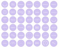 modern travel instagram icons