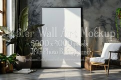 Poster Mockup, Modern Frame Wall Art Mockup Photograph p12 Product Image 1