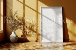 Poster Mockup, Modern Frame Wall Art Mockup Photograph p24 Product Image 1