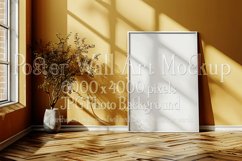 Poster Mockup, Modern Frame Wall Art Mockup Photograph p25 Product Image 1