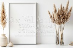 Poster Mockup, Modern Frame Wall Art Mockup Photograph p26 Product Image 1