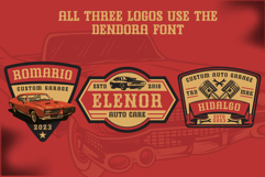 Dendora - bold display font Product Image 3