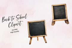 Wooden Blackboard with Frame Clipart Product Image 1