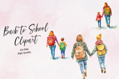 Two Backpacks with Pineapple and Pencil Clipart Product Image 1