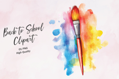 Watercolor Paint Tubes School Art Supply Clipart Product Image 1