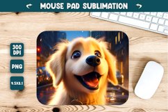 Cute dog mouse pad sublimation Product Image 1
