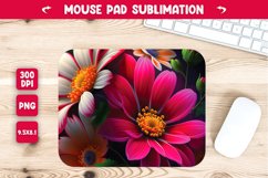 Magical flowers mouse pad sublimation Product Image 1