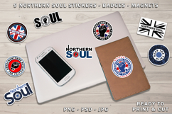 Northern Soul Stickers Badges Magnets Product Image 3