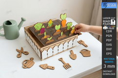 Garden Toy Playset Laser Cut Bundle | Kids Laser | Farm SVG Product Image 8