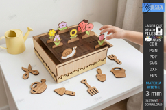 Garden Toy Playset Laser Cut | Kids Laser | Kids Farm | CNC Product Image 1