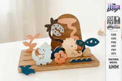 Modular Wooden Block Laser Cut | Toys and Games | CNC Product Image 1