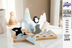 Modular Wooden Block Laser Cut | Toys and Games | CNC Product Image 1