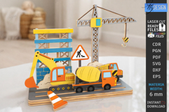 Modular Wooden Animal Scene SVG Montessori Laser Cut Toy SVG Product Image 5