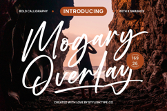 Mogary Overlay - Bold Calligraphy Font Product Image 1
