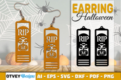 Halloween Earrings Lasercut | Halloween Jewelry Template Product Image 7