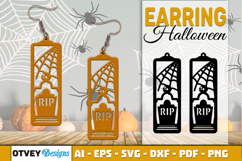 Halloween Earrings Lasercut | Halloween Jewelry Template Product Image 1