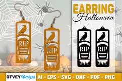 Halloween Earrings Lasercut | Halloween Jewelry Template Product Image 9