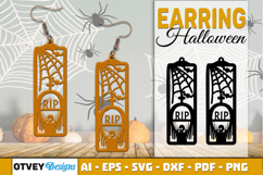 Halloween Earrings Lasercut | Halloween Jewelry Template Product Image 1